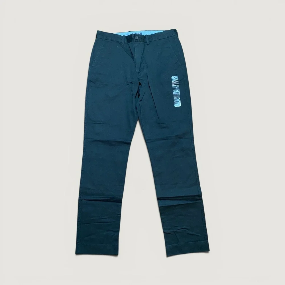J Crew Factory NWT Men's Athletic slim-fit original chino pant Black 32x32